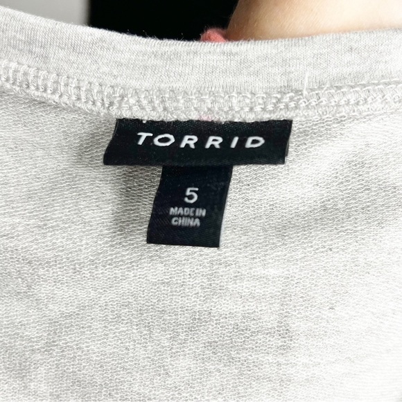 Torrid Gray Top - Picture 3 of 6